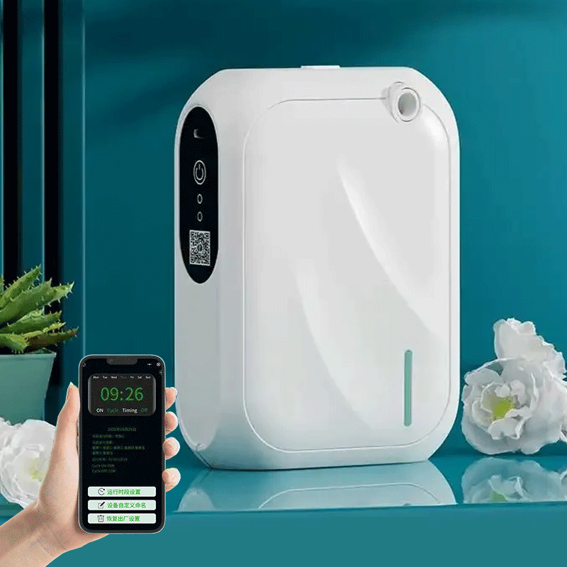 Home Fragrance Flowers - Dekking 200m3 Geurverspreider Machine Bluetooth APP