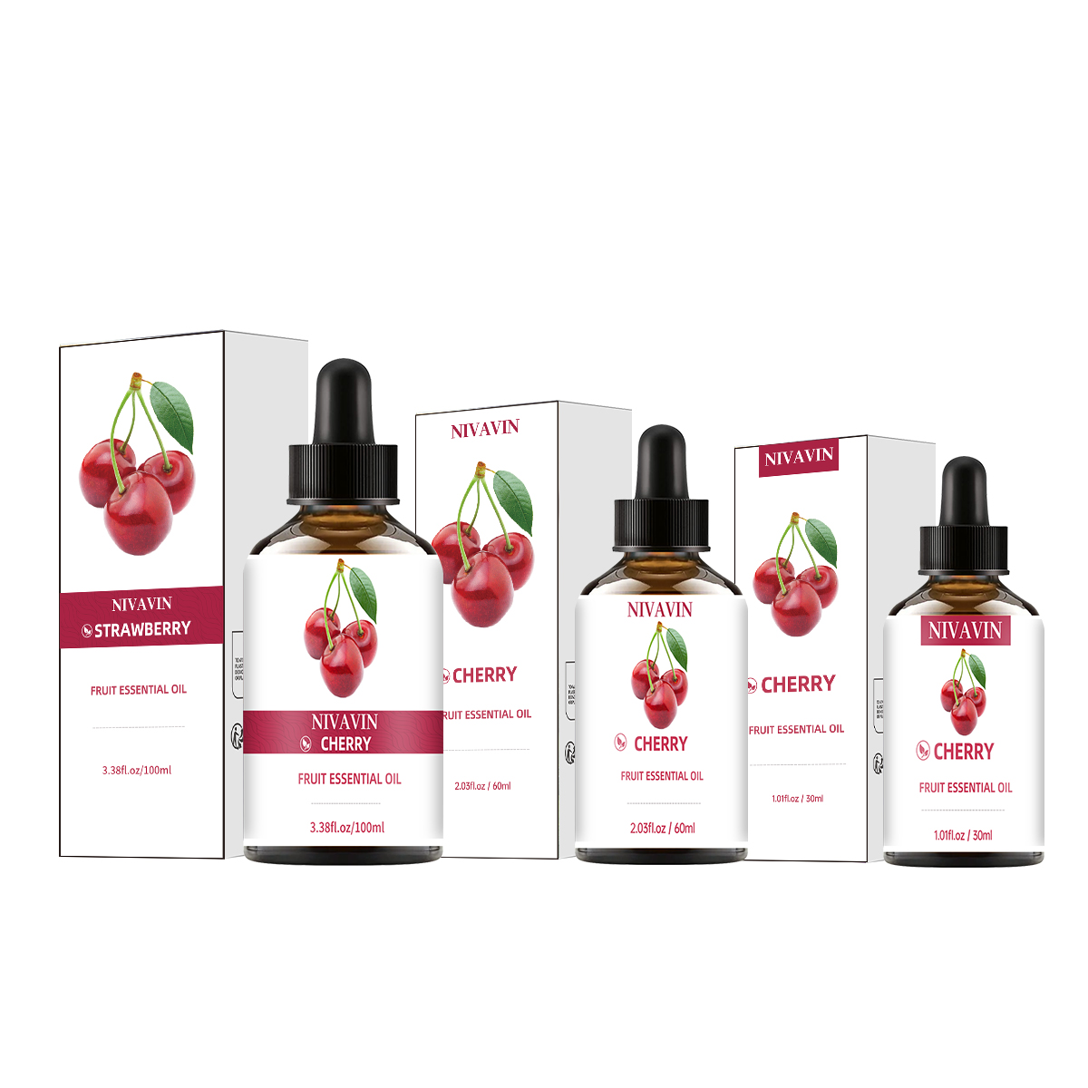 Home Fragrance Co - NIVAVIN 30ml/60ml/100ml Kersenbloesem etherische olie, natuurlijk