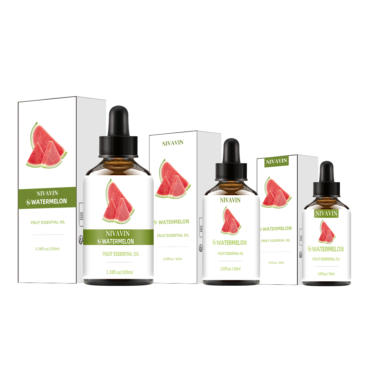Home Fragrance Co - NIVAVIN 30ml/60ml/100ml Watermeloen etherische olie, natuurlijk