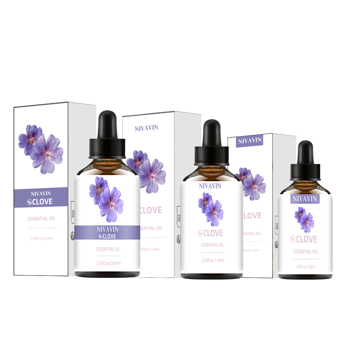 Home Fragrance Co - NIVAVIN 30ml/60ml/00ml Kruidnagelolie, natuurlijk geëxtraheerd, langdurige
