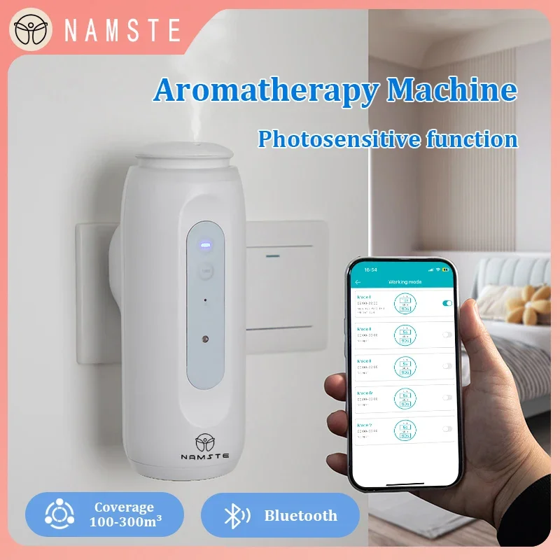 Home Fragrance Flowers - NAMASTE Draagbare Slimme Diffuser 300m3 Bluetooth