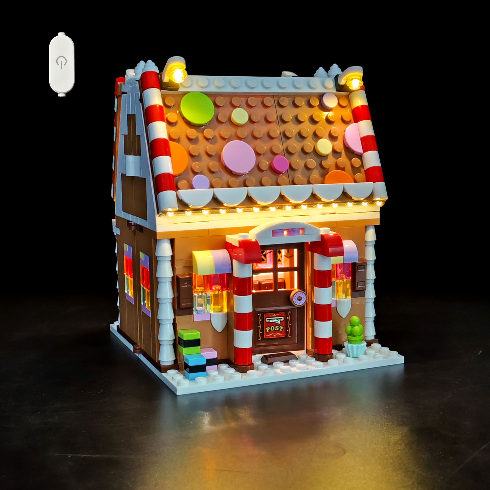 Home Fragrance Gingerbread - LYBMTWF LED-verlichtingsset compatibel met Lego 40809