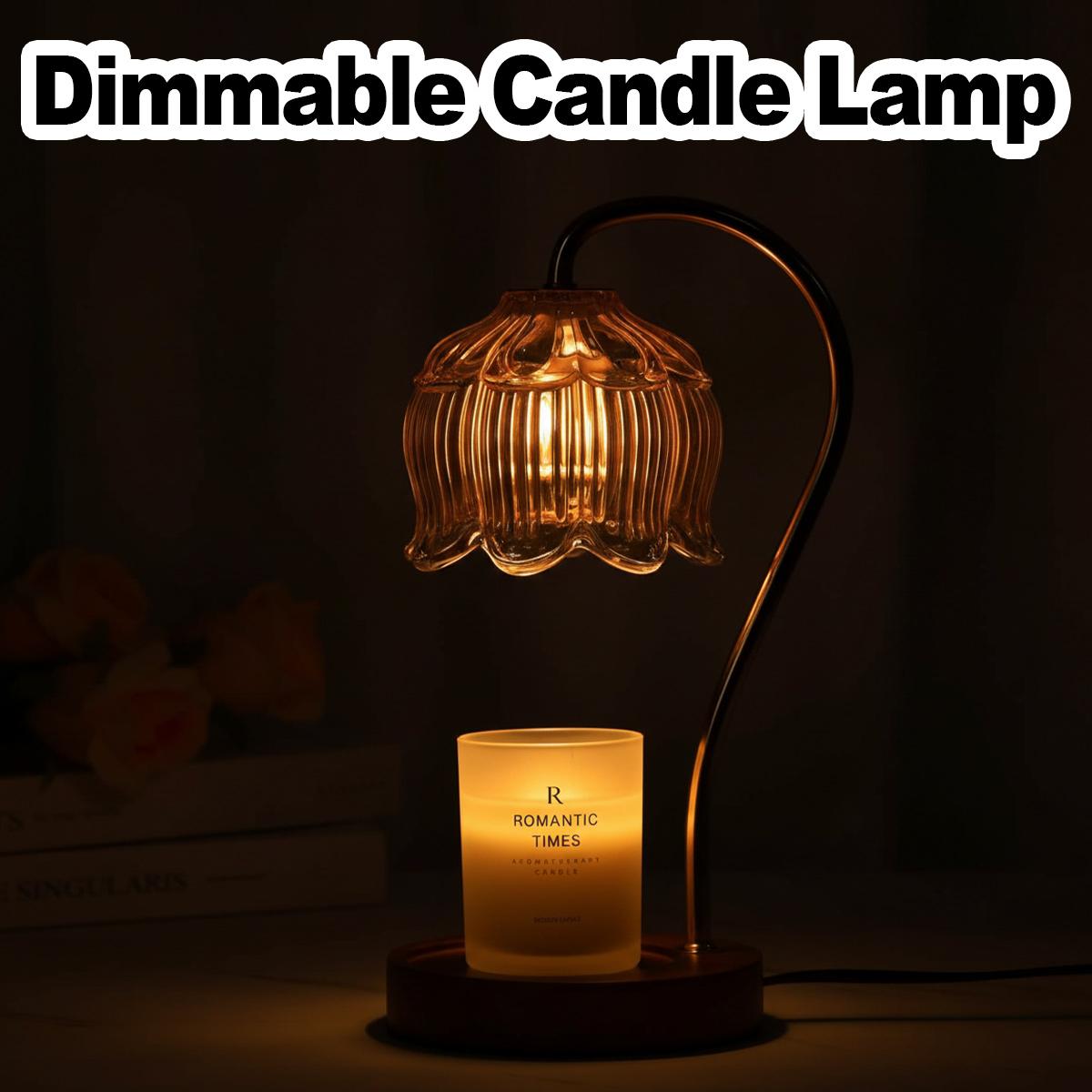 Home Fragrance Lamp - Kaarsenwarmerlamp met timer Lotuslamp Insteekbare geurwaxwarmer