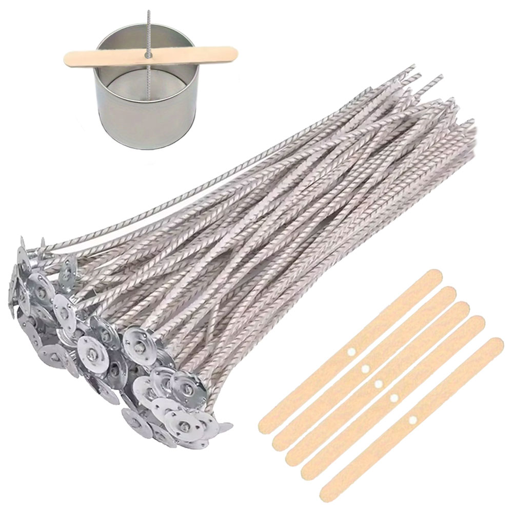Home Fragrance Candles - 55pcs Bloem Kaars Lont Houten Stok