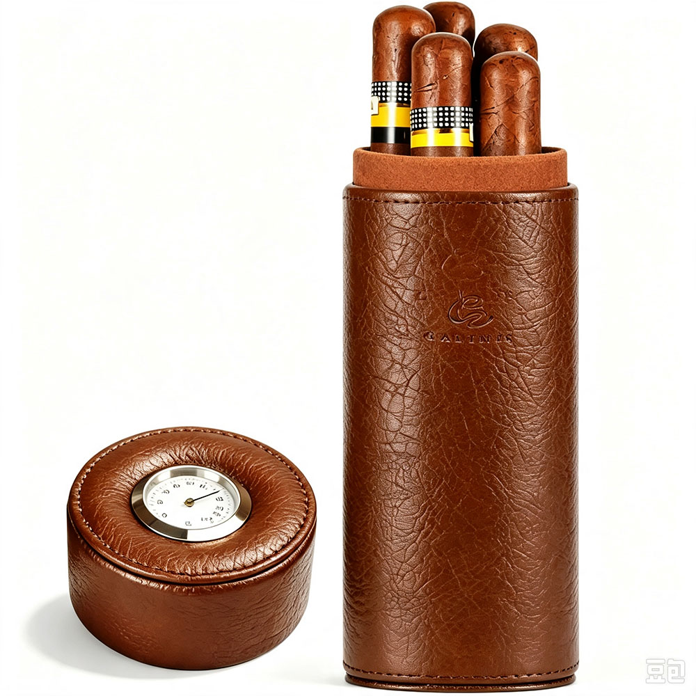 Home Fragrance Maple Walnut - GALINER Cederhouten Reishumidor Sigarenkist Draagbare Lederen