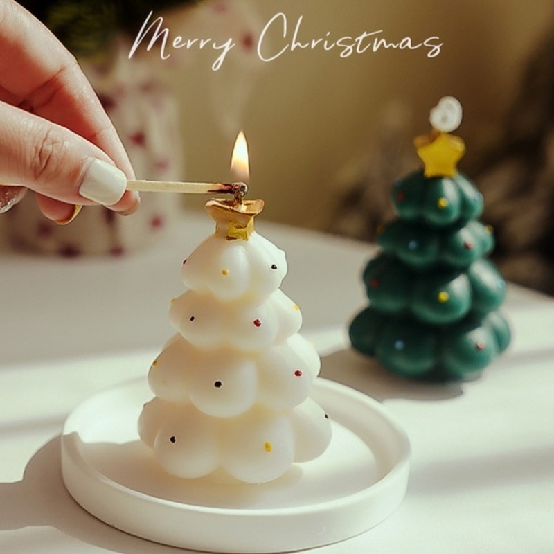 Xmas Home Fragrance - Leuke kerstboom geurkaarsen handgemaakte geur creatieve