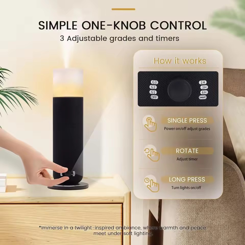 Home Fragrance Electric Diffuser - Kamergeurverspreider voor ruimtes tot 165m³, slimme