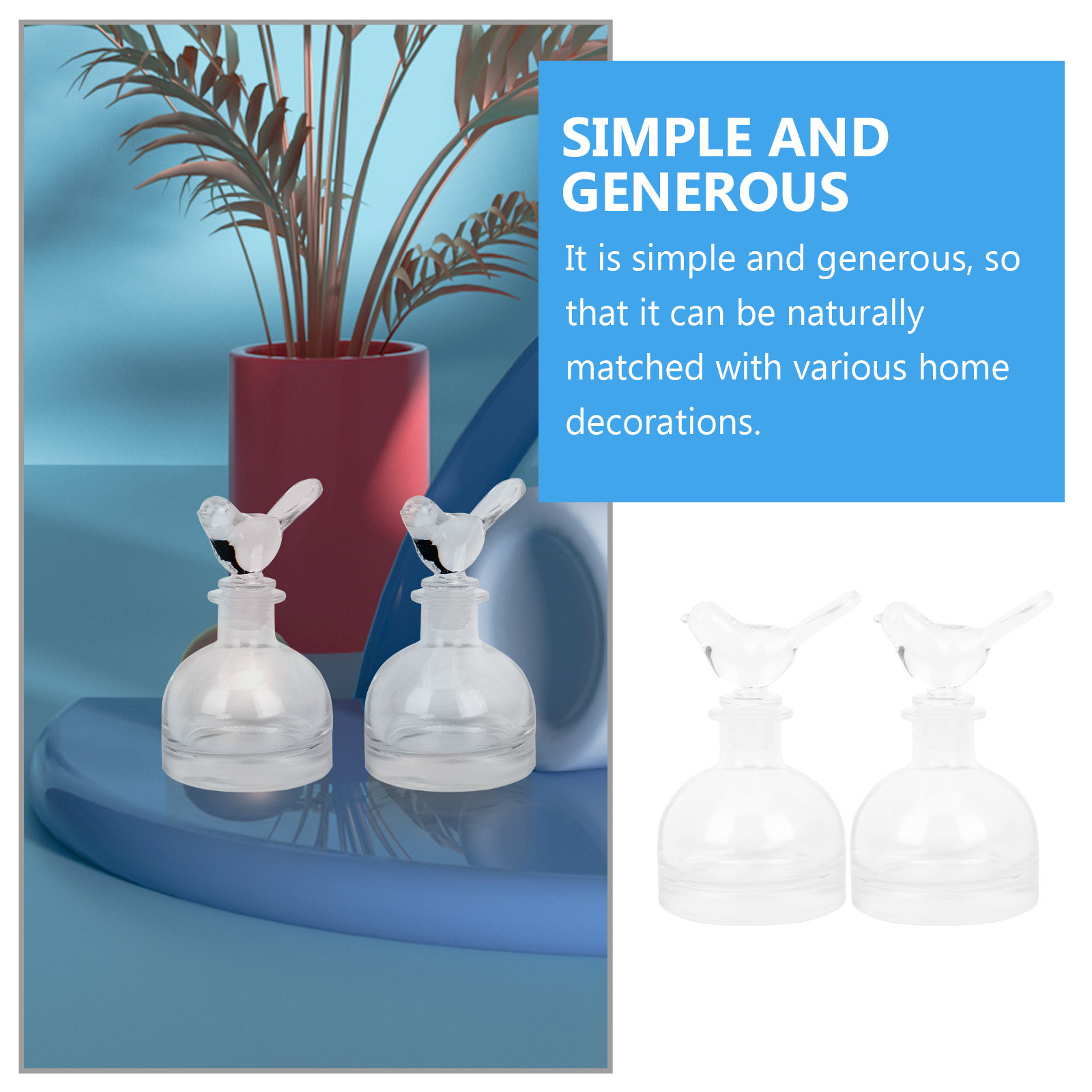 2 stuks glazen parfumflesjes p - Home Fragrance recensie en prijs