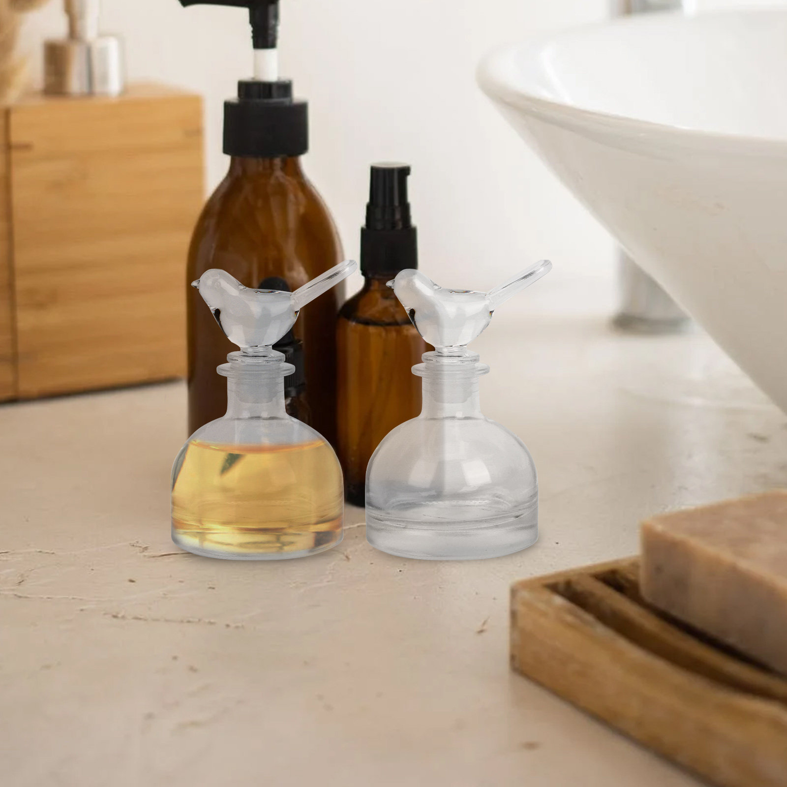 2 stuks glazen parfumflesjes p - Home Fragrance recensie en prijs