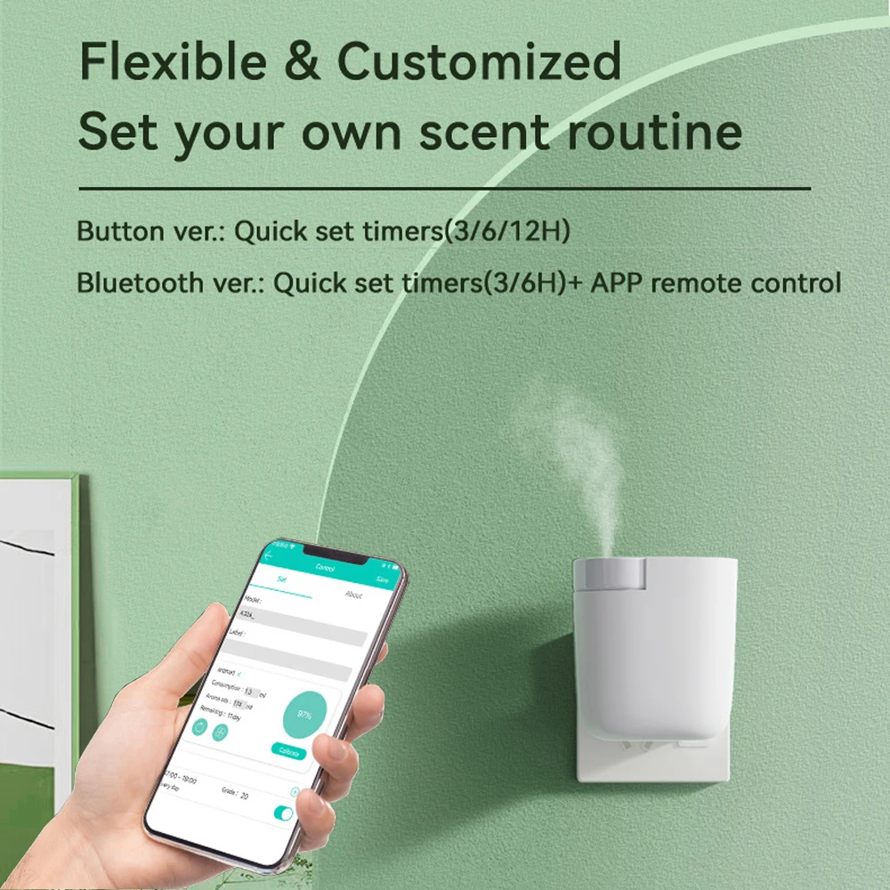 Bluetooth-gestuurde aroma diff - Home Fragrance Electric Diffuser recensie en prijs