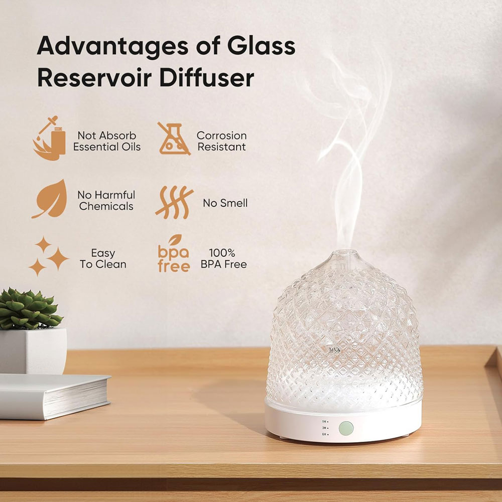 Elektrische glazen ultrasone a - Home Fragrance Electric Diffuser recensie en prijs