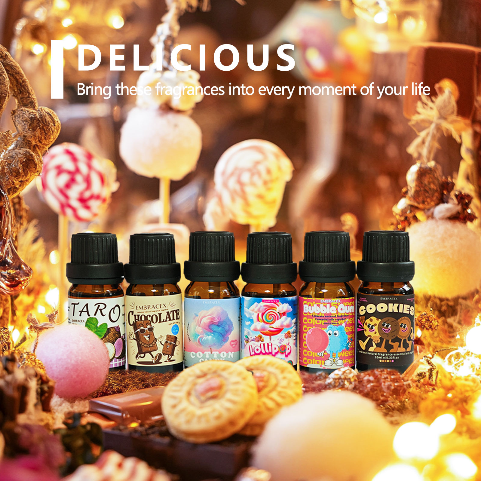 6PC/1Set Heerlijke Geuroliën C - Home Fragrance recensie en prijs