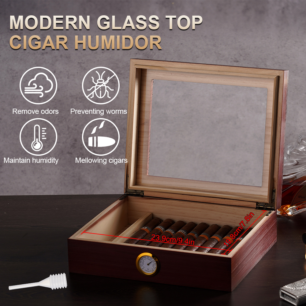 Sigaar Humidor, Cederhout Desk - Home Fragrance Maple Walnut recensie en prijs