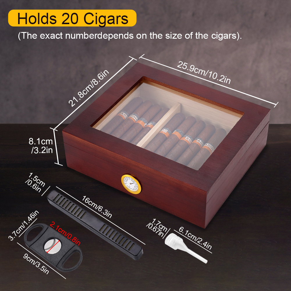 Sigaar Humidor, Cederhout Desk - Home Fragrance Maple Walnut recensie en prijs
