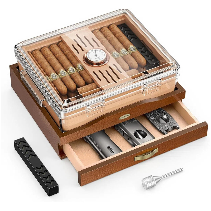 Acryl sigaren humidor doos, bu - Home Fragrance Maple Walnut recensie en prijs