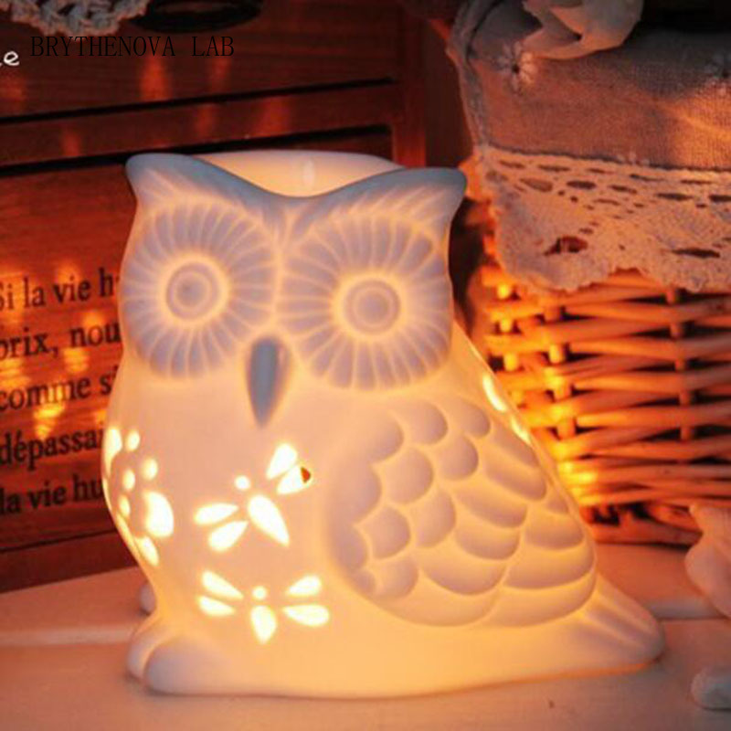 Porseleinen holle uil aromathe - Home Fragrance Lamp recensie en prijs
