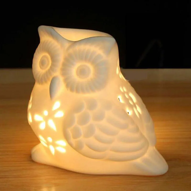 Porseleinen holle uil aromathe - Home Fragrance Lamp recensie en prijs