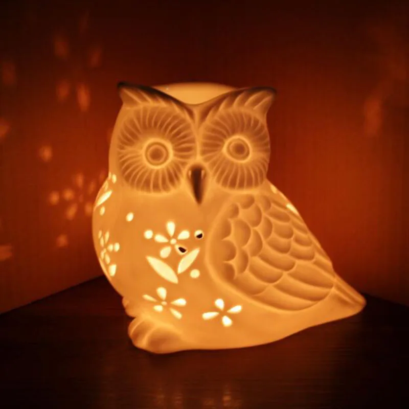 Porseleinen holle uil aromathe - Home Fragrance Lamp recensie en prijs