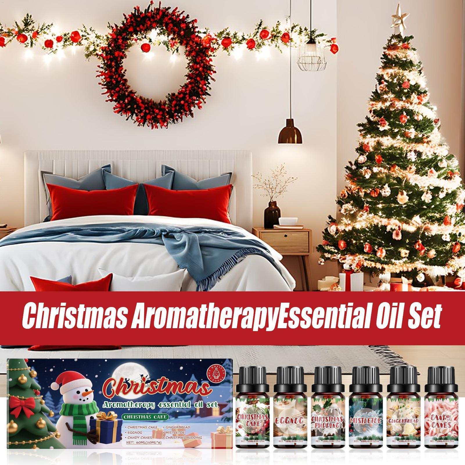 6-delige kerstgeuroliën set vo - Xmas Home Fragrance recensie en prijs