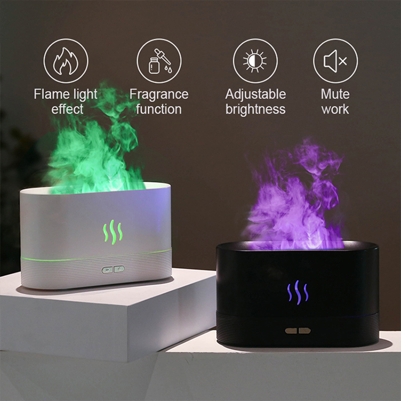 USB Desktop Vlam Aroma Diffuse - Fragrance Oil Set recensie en prijs