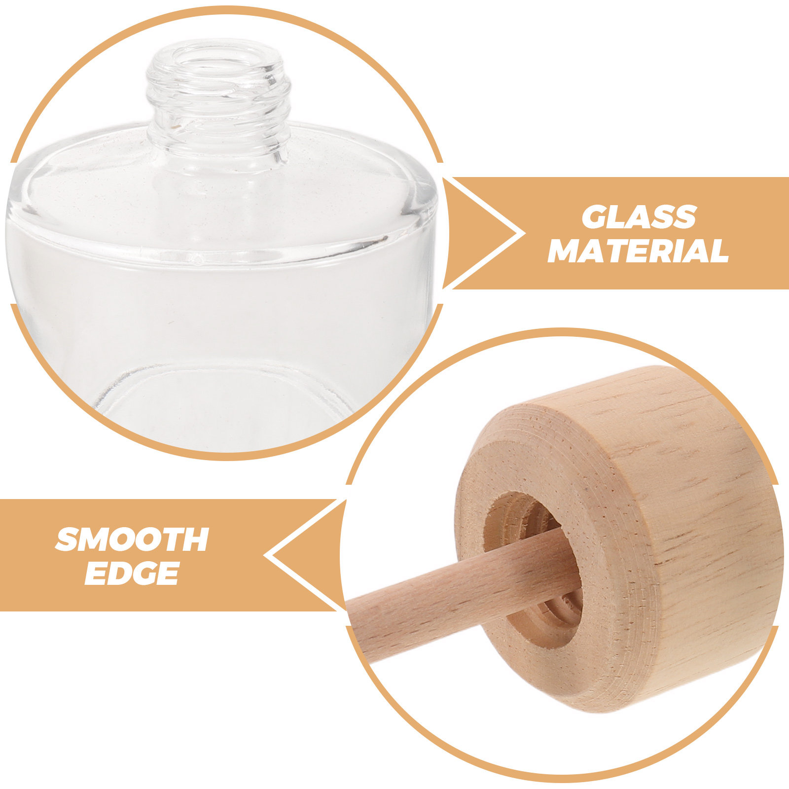2 stuks doorzichtige glazen ri - Home Fragrance recensie en prijs