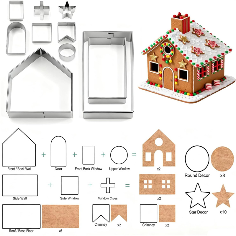 3D Kerst Peperkoekhuis Koekjes - Home Fragrance Gingerbread recensie en prijs