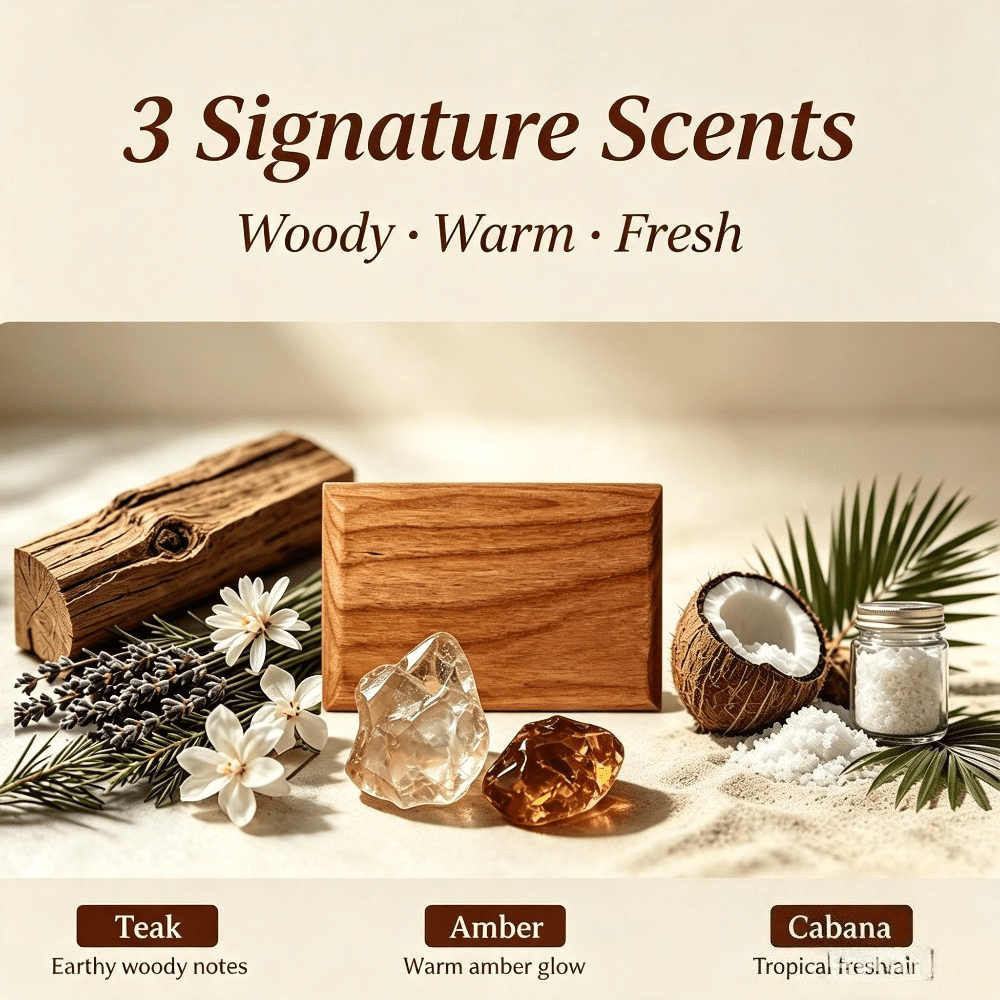 Auto-luchtverfrisser Teak Ambe - Home Fragrance Flowers recensie en prijs